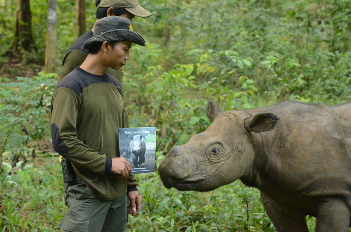 Andatu Gets a Look at his Book