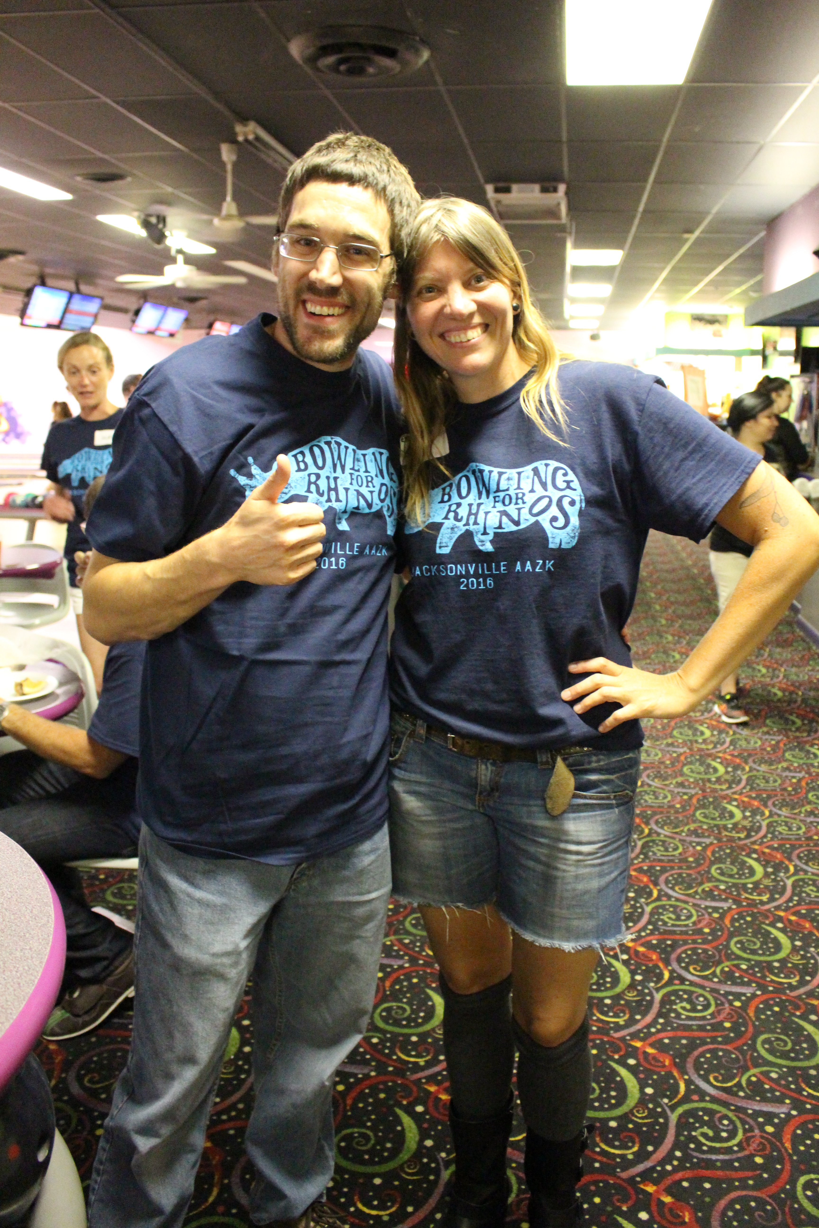 Bowling For Rhinos, rhino conservation, Jacksonville Zoo, rhino shirt