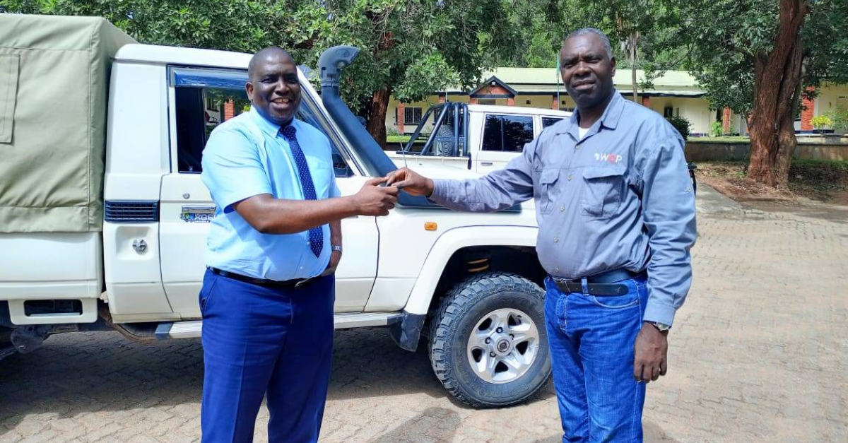 Toyota Land Cruiser used for anti-poaching patrols in Zambia